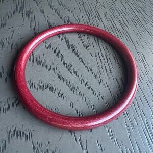 Cinnabar hard bangle 6mm SIZE 61+mm